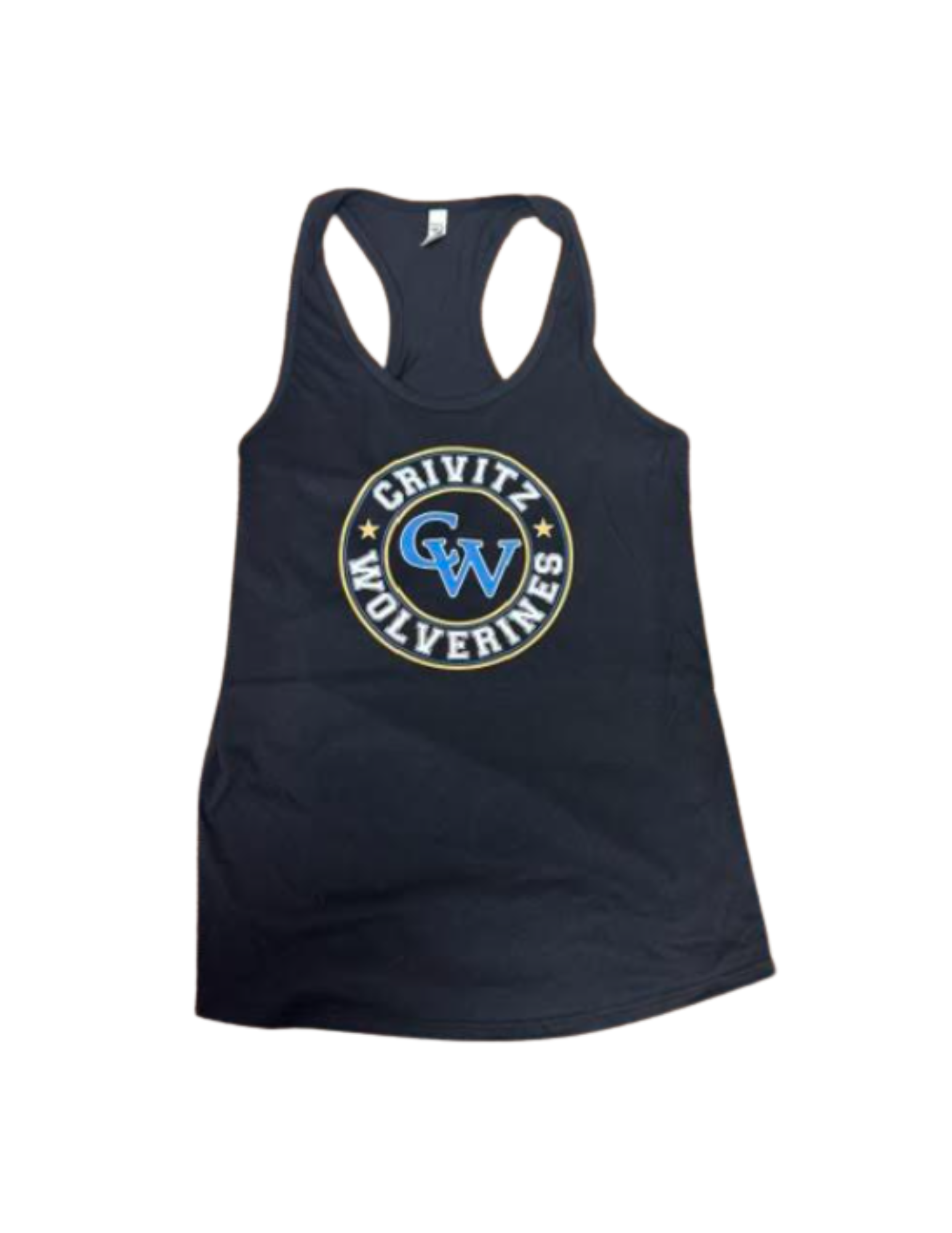 Adult Tank Top Razorback - Black